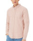 Фото #4 товара Men's Jasper Long Sleeve Button-Down Oxford Shirt