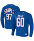 Фото #2 товара Men's NFL X Staple Royal Buffalo Bills Core Long Sleeve Jersey Style T-shirt