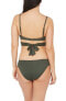 La Blanca 264089 Women Island Goddess Wrap Underwire Push Up Top Swimwear Size 0