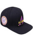 ფოტო #2 პროდუქტის Men's Black Alcorn State Braves Arch Over Logo Evergreen Snapback Hat