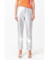 Фото #1 товара Women's Shiny PU Pants