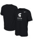 Фото #1 товара Men's Black Michigan State Spartans Alternate T-shirt