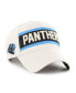 Фото #1 товара Men's '47 Cream Carolina Panthers Crossroad MVP Adjustable Hat