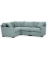 Фото #5 товара Radley Fabric 4-Pc. Sectional Sofa with Corner Piece, Created for Macy's