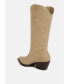 Фото #3 товара Womens ginni embroidered calf boots