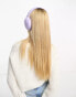 My Accessories London crochet ear muffs in lilac