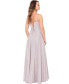 ფოტო #2 პროდუქტის Women's Sweetheart-Neck Glitter Fit & Flare Dress