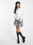 Vero Moda long sleeve shirt bodysuit in white