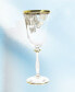 Butterfly Design Wine Glasses 6.25 oz, Set of 4