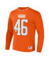 Фото #3 товара Men's NFL X Staple Orange Cleveland Browns Core Long Sleeve Jersey Style T-shirt