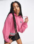 Vans – Boom – Kapuzenpullover in Rosa mit Schachbrettmusterdetail