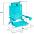 Фото #5 товара Садовый стул BB Outdoor Складной стул с холодильником Textiline Coral 55 x 24 x 63 cm бирюзовый