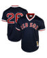 Фото #4 товара Men's Wade Boggs Boston Red Sox 1992 Authentic Cooperstown Collection Batting Practice Jersey - Navy Blue