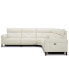 Фото #9 товара CLOSEOUT! Jazlo 5-Pc. Leather Sectional with 2 Power Recliners, Created for Macy's