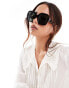 Фото #4 товара ASOS DESIGN acetate 70s sunglasses with polarised lens