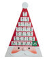 Фото #1 товара Kurt Adler 19.7In Triangle Santa Head Advent Calendar Multicolor