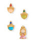 ფოტო #1 პროდუქტის Crystal Multi-Color Disney Princess Sleeping Beauty Stud Earring Set