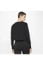Фото #2 товара Sportswear House Of Innovation (paris) Women's Long-sleeve Crop T-shirt - Black - Cz4878-010