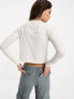 Kavu francis cropped t-shirt in white