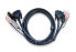 Фото #1 товара ATEN DVI-D Dual Link USB KVM Cable 1,8m - 1.8 m - DVI-D - Black - DVI-D + USB A + 2 x 3.5 mm - DVI-D + USB B + 2 x 3.5 mm - Male