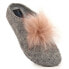 Фото #1 товара Comfortable felt slippers with pompom Panto Fino W INT1767B