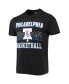 Фото #3 товара Men's Black Philadelphia 76Ers City Edition Club T-shirt