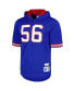 Фото #2 товара Men's Lawrence Taylor Royal New York Giants Retired Player Name and Number Mesh Hoodie T-shirt