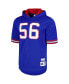 Men's Lawrence Taylor Royal New York Giants Retired Player Name and Number Mesh Hoodie T-shirt