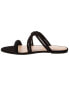 Stuart Weitzman Twist Knot Suede Sandal Women's Black 6