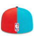 Фото #2 товара Men's Black, Navy Brooklyn Nets 2023/24 City Edition 59FIFTY Fitted Hat