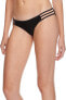Фото #2 товара Body Glove Women's 236841 Flirty Surf Rider Black Bikini Bottom Swimwear Size M