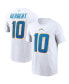 ფოტო #7 პროდუქტის Men's Justin Herbert White Los Angeles Chargers Name and Number T-shirt