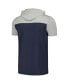 Men's by New Era Navy USMNT Active Short Sleeve Hoodie T-shirt