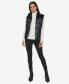 ფოტო #4 პროდუქტის Women's Velvet Trim Puffer Vest