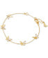 ფოტო #1 პროდუქტის Gold-Tone Crystal Social Butterfly Station Bracelet