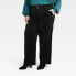 Women's Wide Leg Corduroy Pants - Knox Rose Black 30