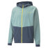 Фото #1 товара Puma First Mile X Woven Full Zip Jacket Mens Blue Casual Athletic Outerwear 5232