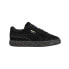 Фото #1 товара Puma Suede Mono Speckle Lace Up Toddler Boys Black Sneakers Casual Shoes 386854