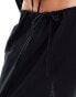 Фото #4 товара ASOS DESIGN Kayla mix and match beach maxi skirt in black