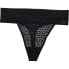 Else 177564 Womens Rumi Low Rise Seamless Thong Underwear Black Size Large