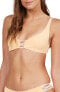 Roxy 280896 Women's Sea Waves Reversible Bikini Top, Size Medium - Orange
