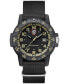 ფოტო #1 პროდუქტის Men's Swiss Leatherback Sea Turtle Giant Dive Black NATO Strap Watch 44mm