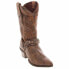 Durango Crush Heartbreaker Pointed Toe Cowboy Womens Brown Casual Boots RD4155