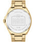 ფოტო #3 პროდუქტის Men's Jackson Gold-Tone Stainless Steel Watch 45mm