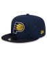 Men's Navy Indiana Pacers 2024 NBA All-Star Game Rally Drive Checkerboard 59FIFTY Crown Fitted Hat