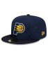 Men's Navy Indiana Pacers 2024 NBA All-Star Game Rally Drive Checkerboard 59FIFTY Crown Fitted Hat 7 3/8 - фото #4