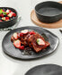 Фото #4 товара Hekonda Stoneware 16 Pc. Dinnerware Set, Service for 4