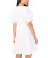 ფოტო #2 პროდუქტის Women's V-Neck Tiered Bubble Puff Sleeve Mini Dress