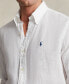 Фото #6 товара Men's Classic-Fit Linen Shirt