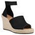 Фото #2 товара TOMS Marisol Espadrille Wedge Womens Black Casual Sandals 10016380